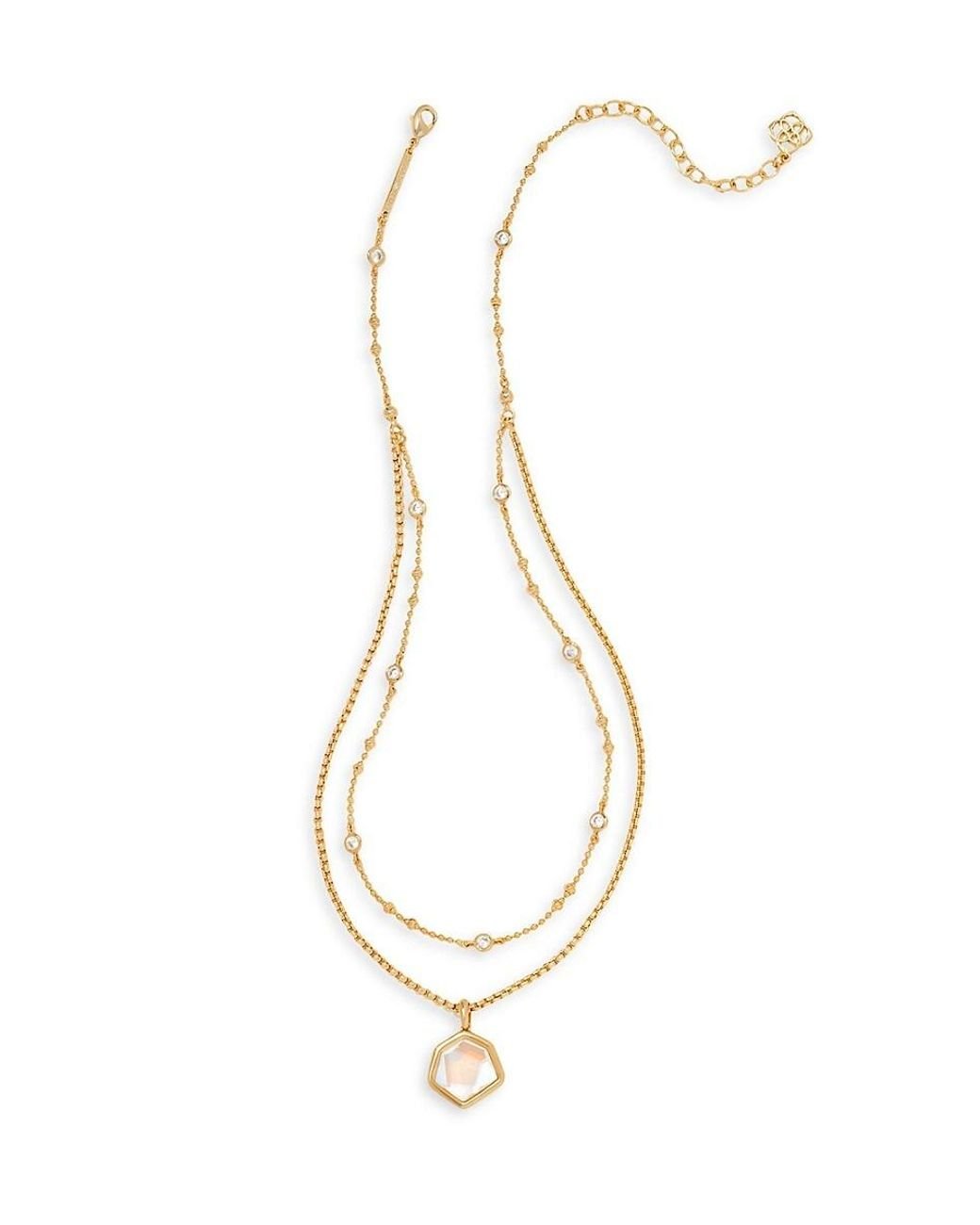 Kendra Scott Vanessa 14K Goldplated Cubic Zirconia Double