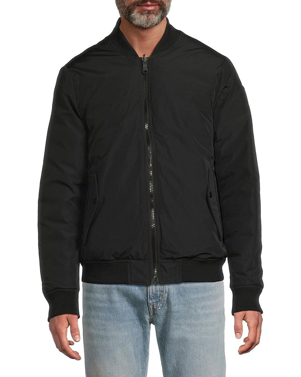 Pajar Aries Reversible Bomber Jacket in Black for Men Lyst