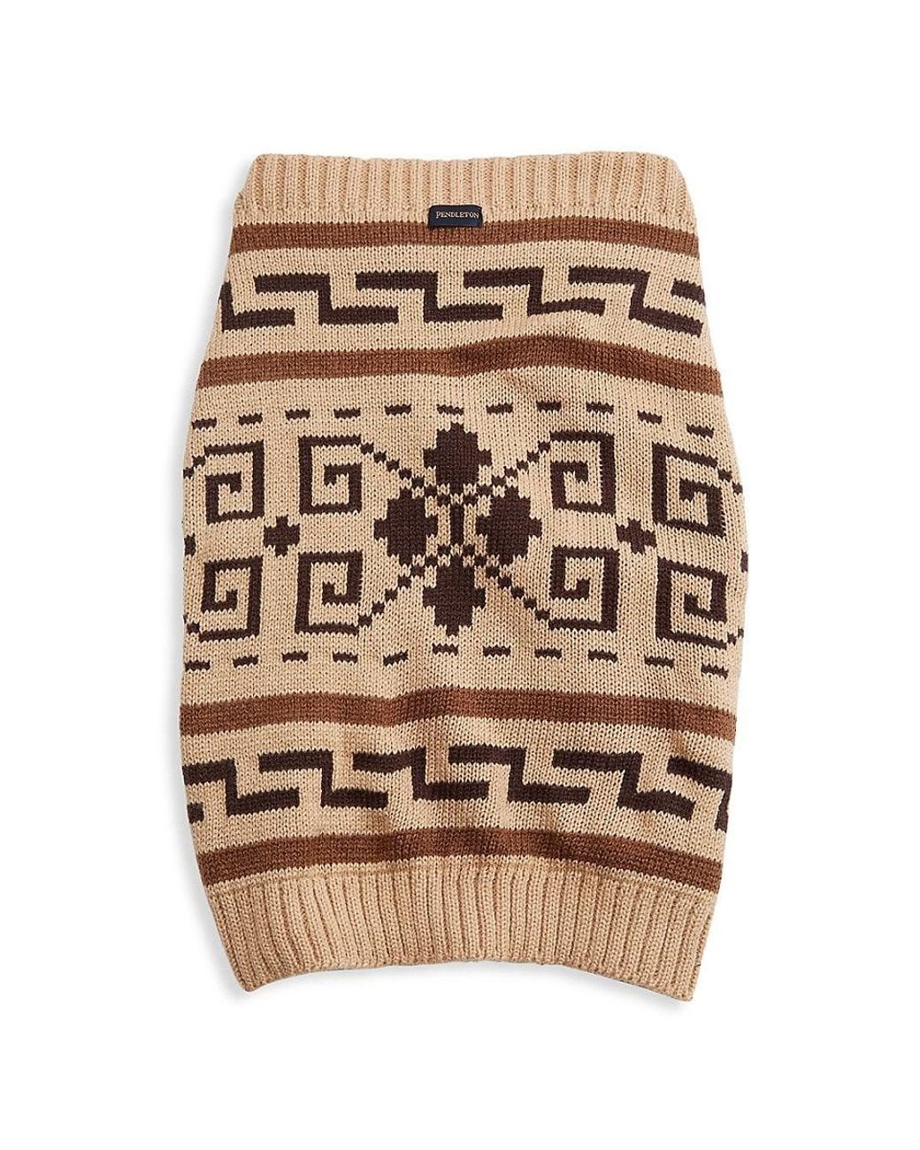 Pendleton Westerley Patterned Dog Sweater in Natural Lyst