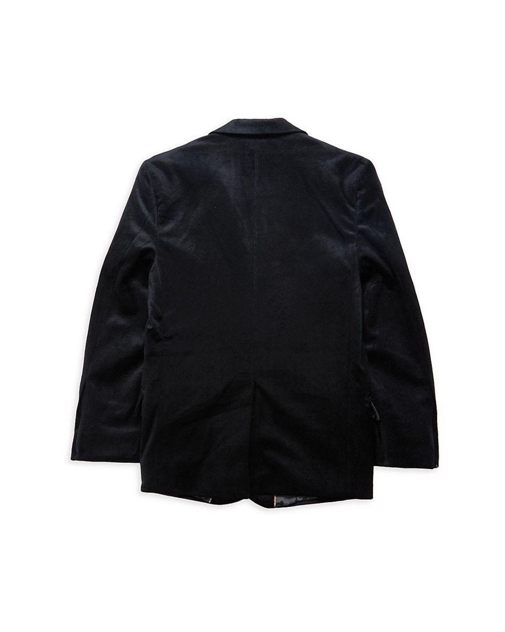 Appaman Boy s Single Breasted Velvet Suit Blazer in Blue for Men