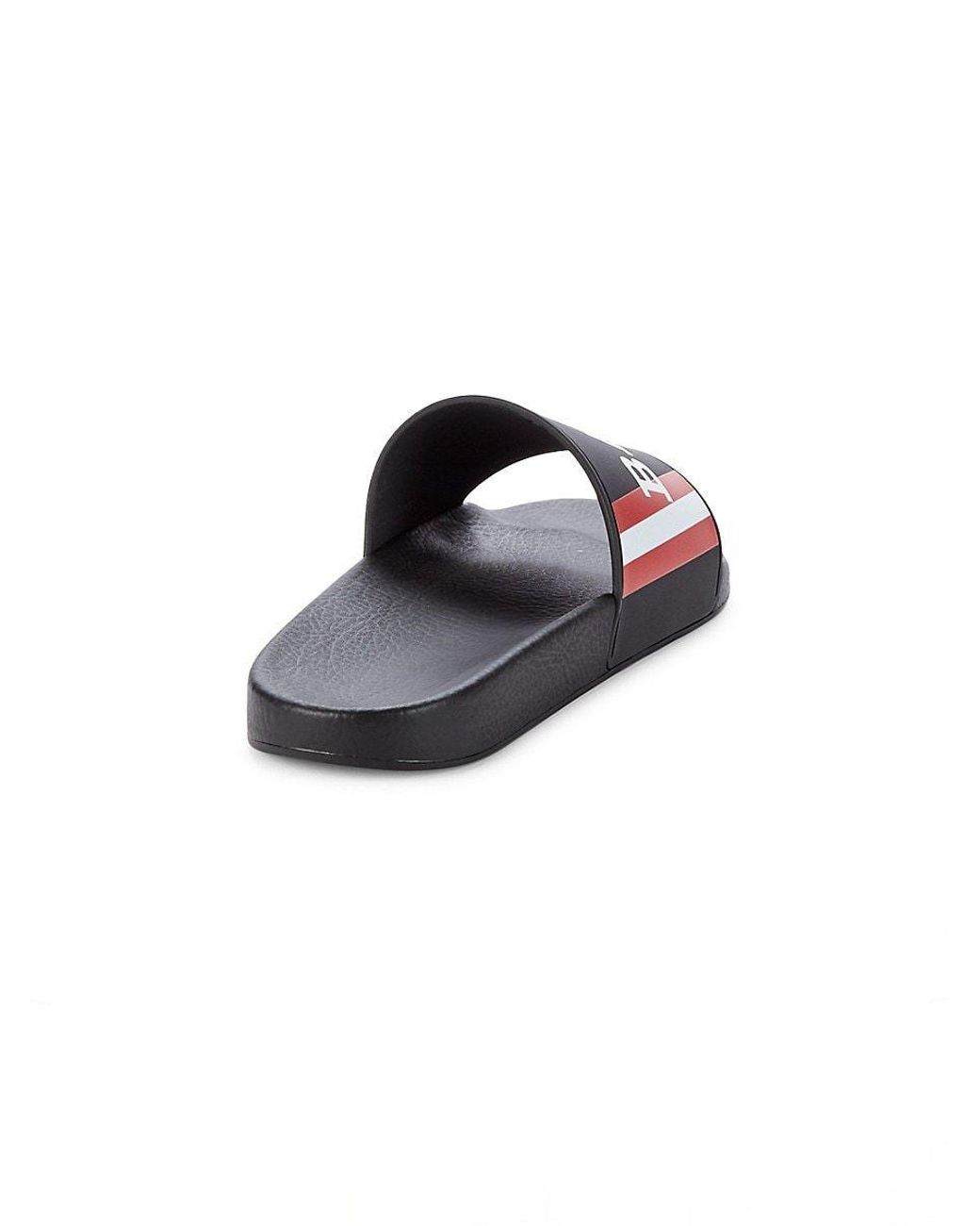 Bally Simon Logo Slides in Black for Men | Lyst