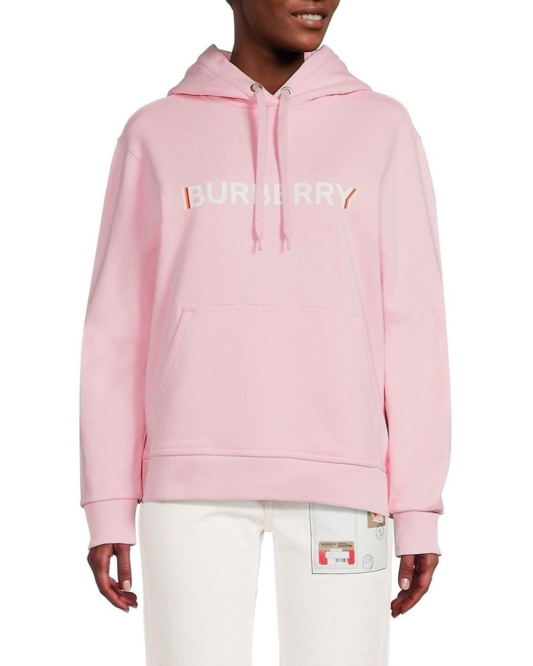 Burberry hoodie cheap womens pink