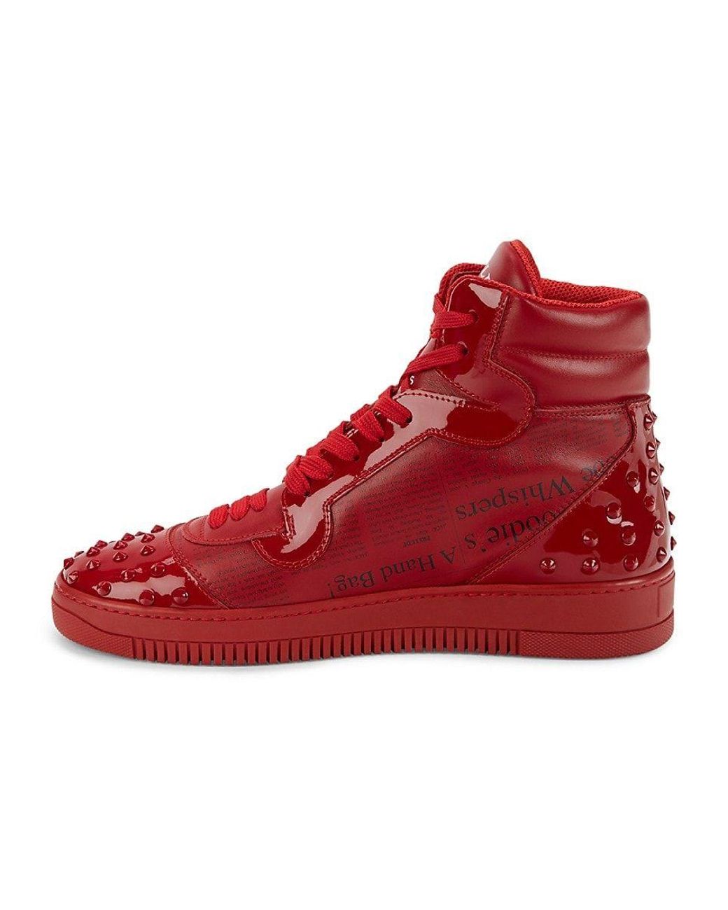 John Galliano Shoe Size 44.5 Red High Top Men's Shoes