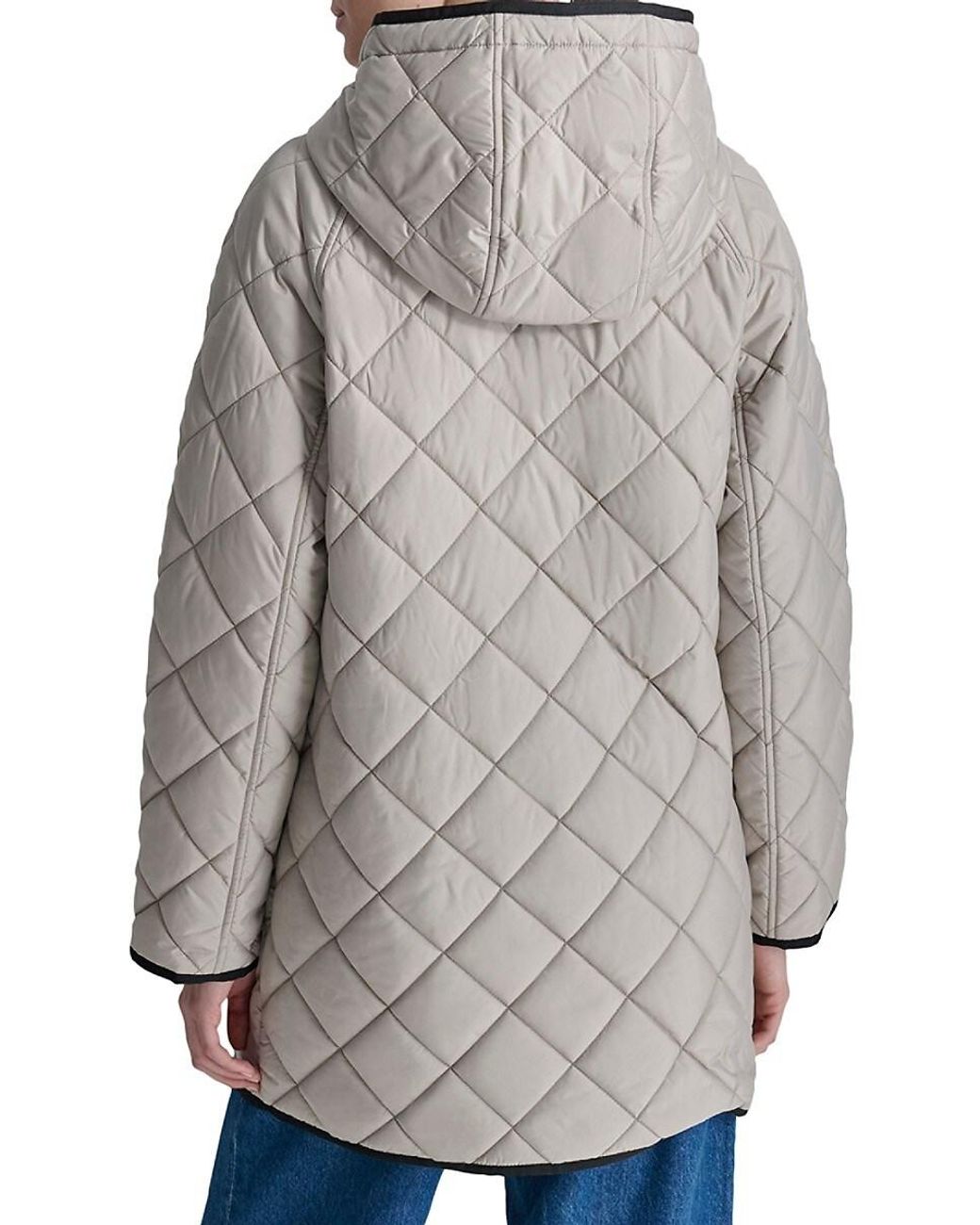 新作セール DKNY ミドル QUILTED COAT WITH TOGGLE キルティング DKNY Women's Hooded Toggle Quilted Coat - Macy's