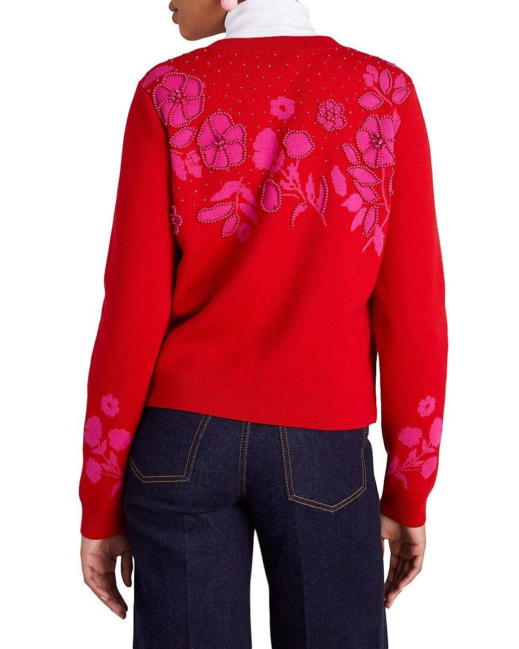 Kate spade top marker floral sweater