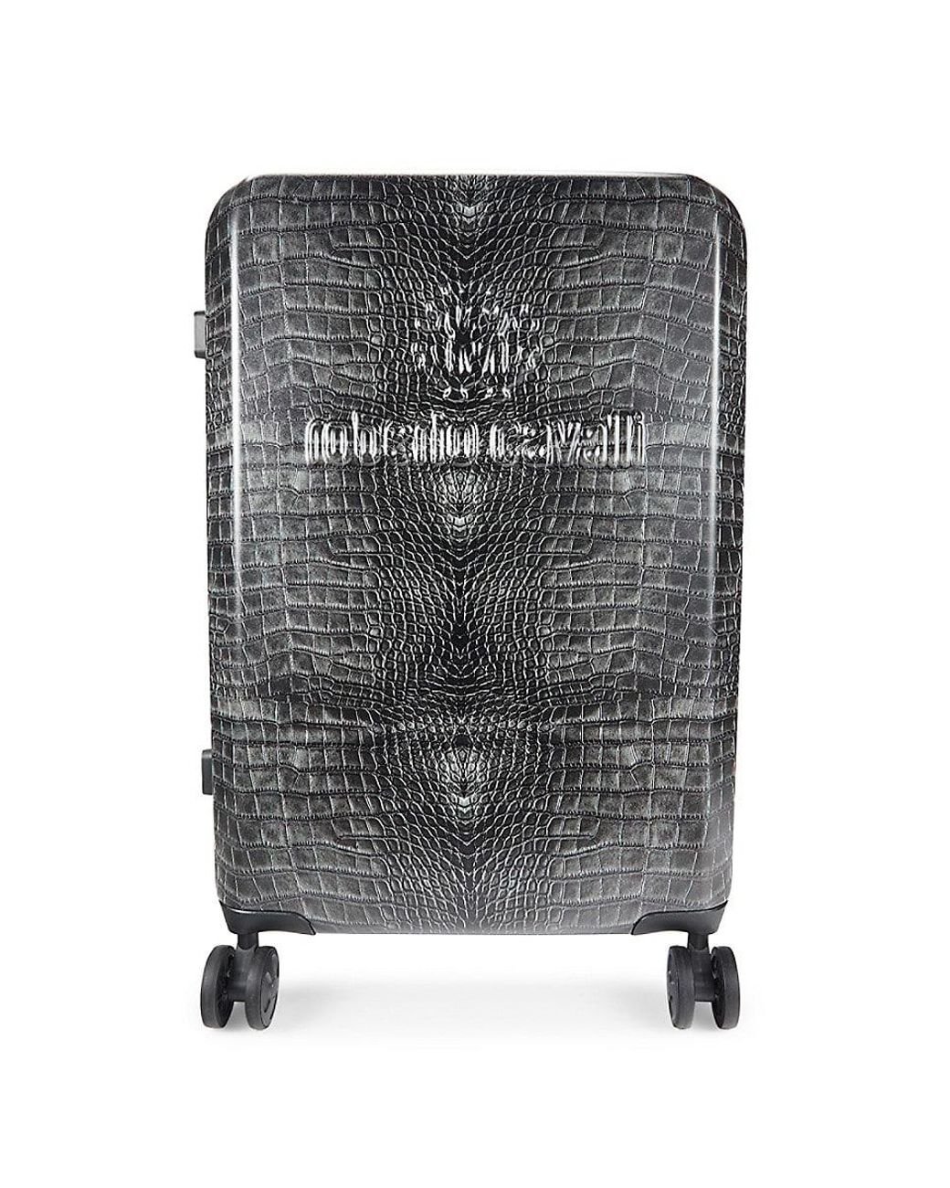 Roberto Cavalli 24 Inch Hard Case Spinner Suitcase in Gray for Men | Lyst