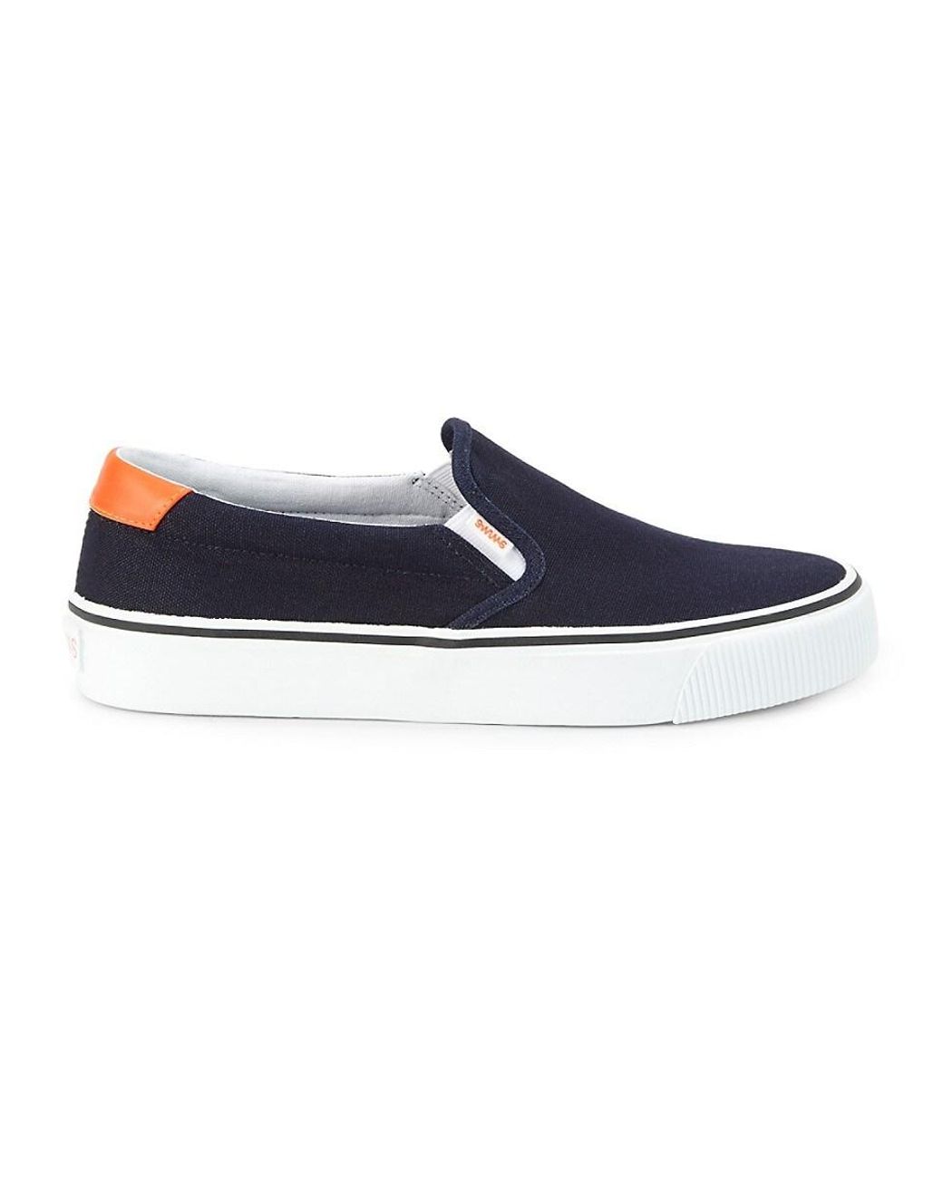 mens canvas slip on sneakers