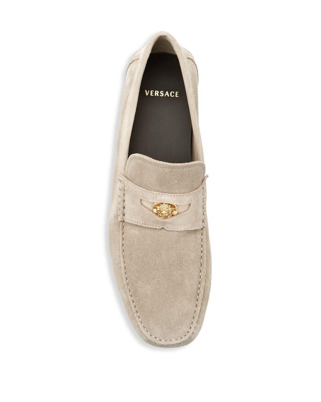 versace suede shoes