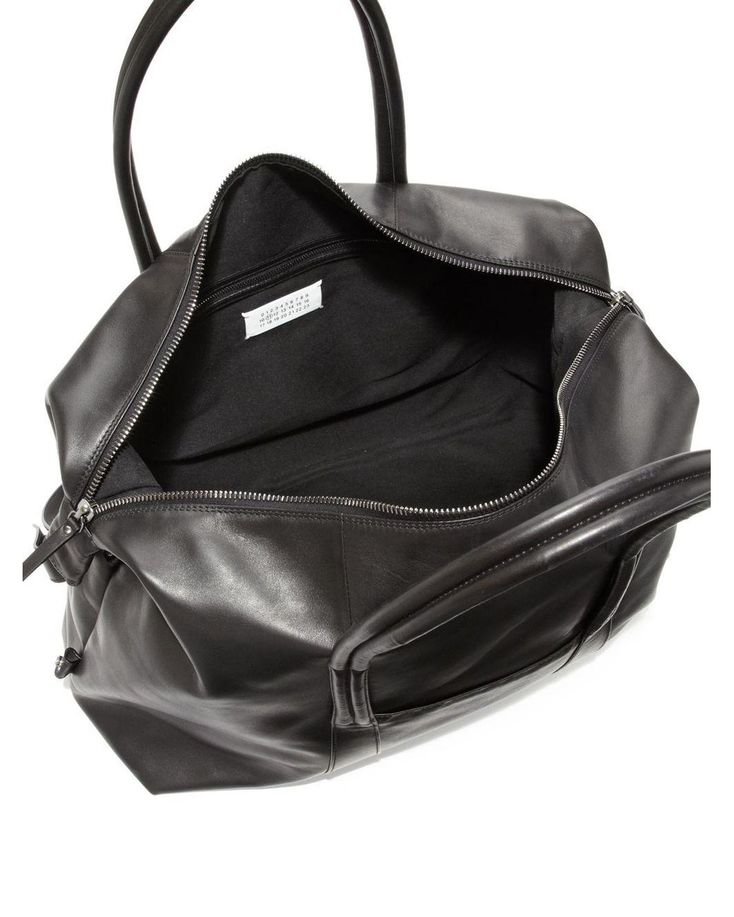 Maison Margiela Sailor Leather Weekend Bag in Brown for Men