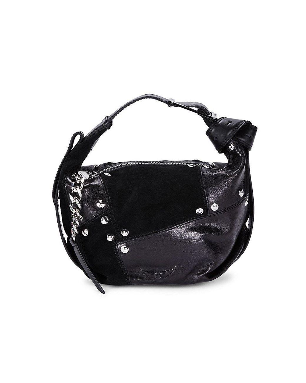 Zadig & Voltaire Le Cecilia Mini Bag- Black Crease
