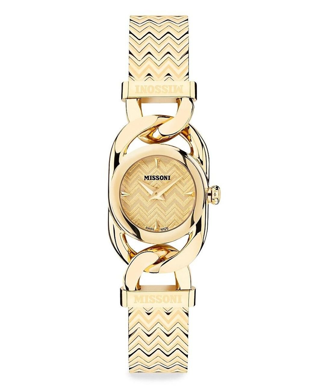 Missoni Gioiello 22.8mm Ip Yellow Goldtone Stainless Steel