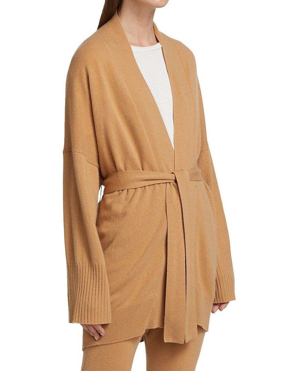 Nili Lotan Mackenzie Cashmere Kimono Cardigan in Natural Lyst