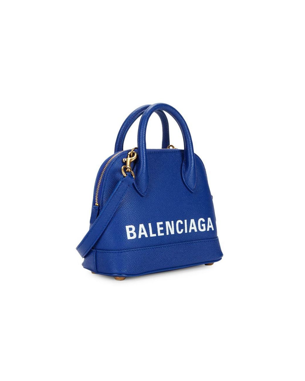 Balenciaga Ville Top Handle Bag Xxs Blue | Lyst
