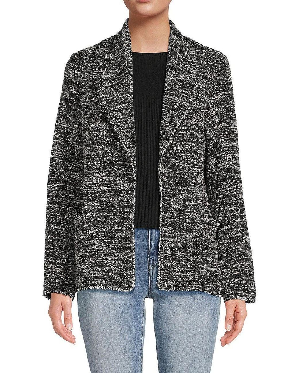 Max jeans long clearance drape front jacket