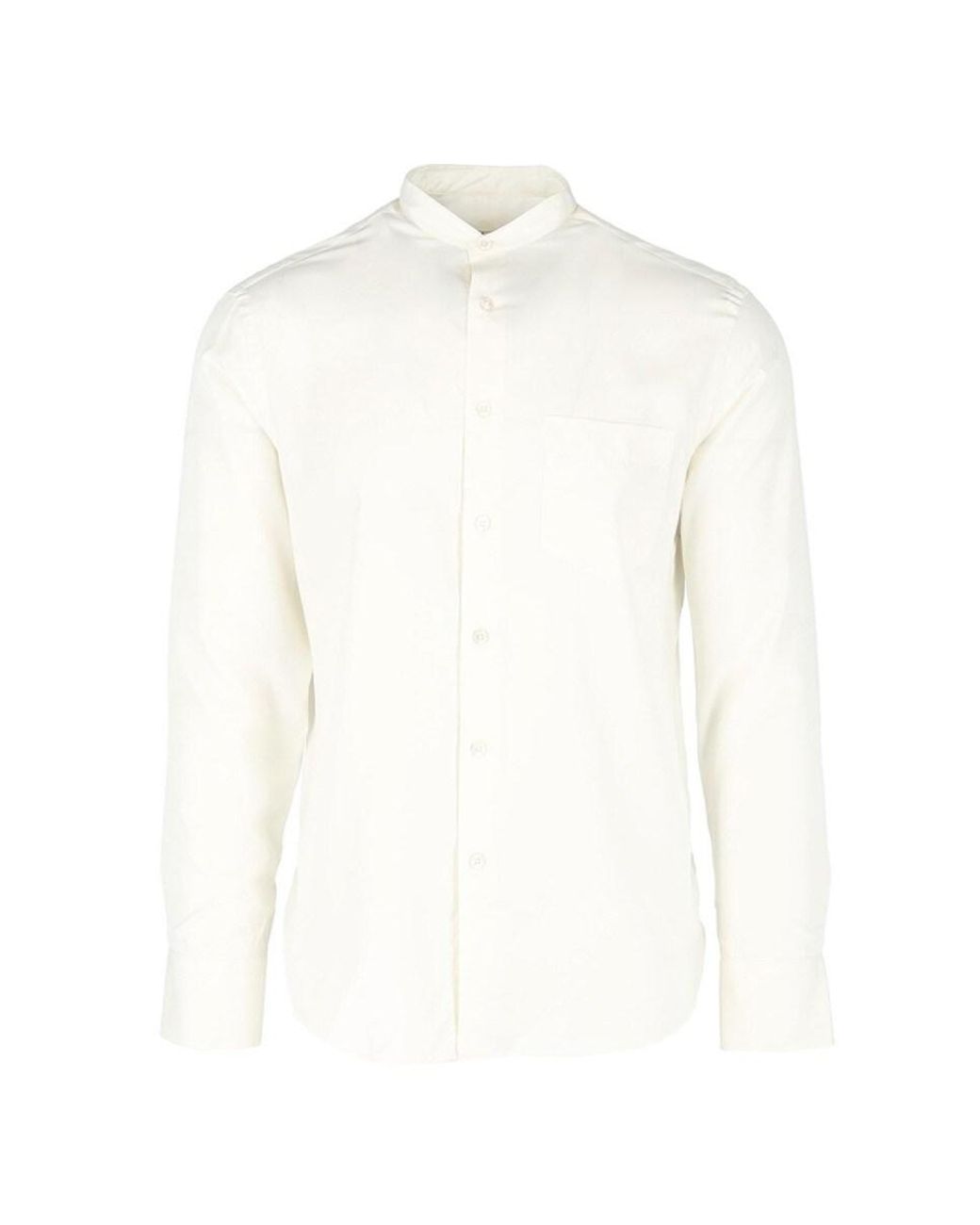 Dunhill Men's Silk Woven Button-up Shirt - White - Size Xs for Men - Lyst