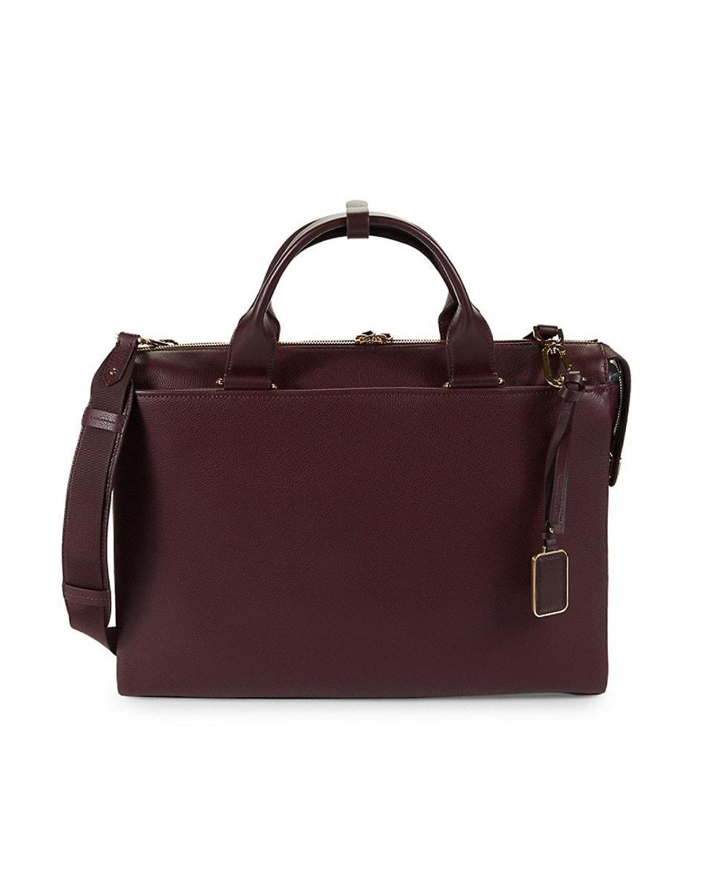 Tumi Stanton Camille Leather Briefcase Lyst