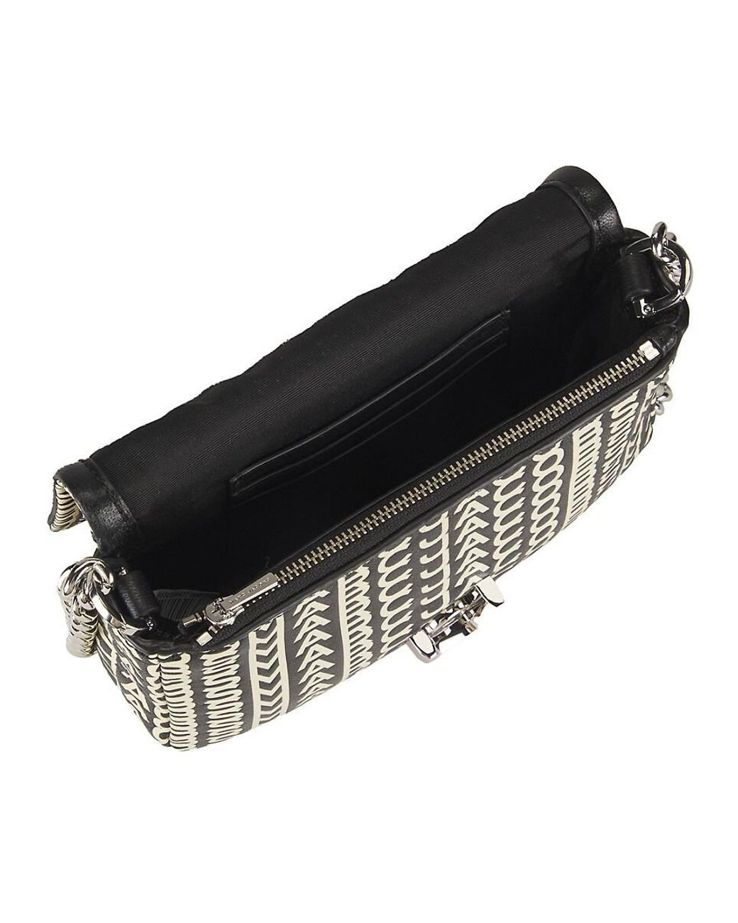 Marc Jacobs The J Link Logo-Print Leather Shoulder Bag in Marc Jacobs The J Link Logo-Print Leather Shoulder Bag in