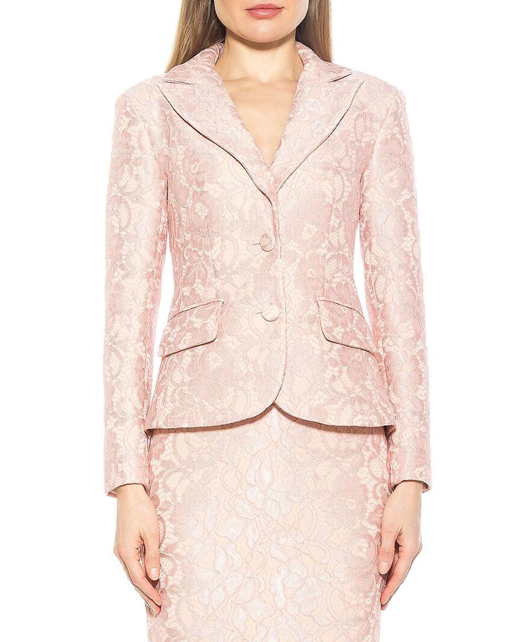 Alexia Admor Jessica Lace Jacket in Pink Lyst UK