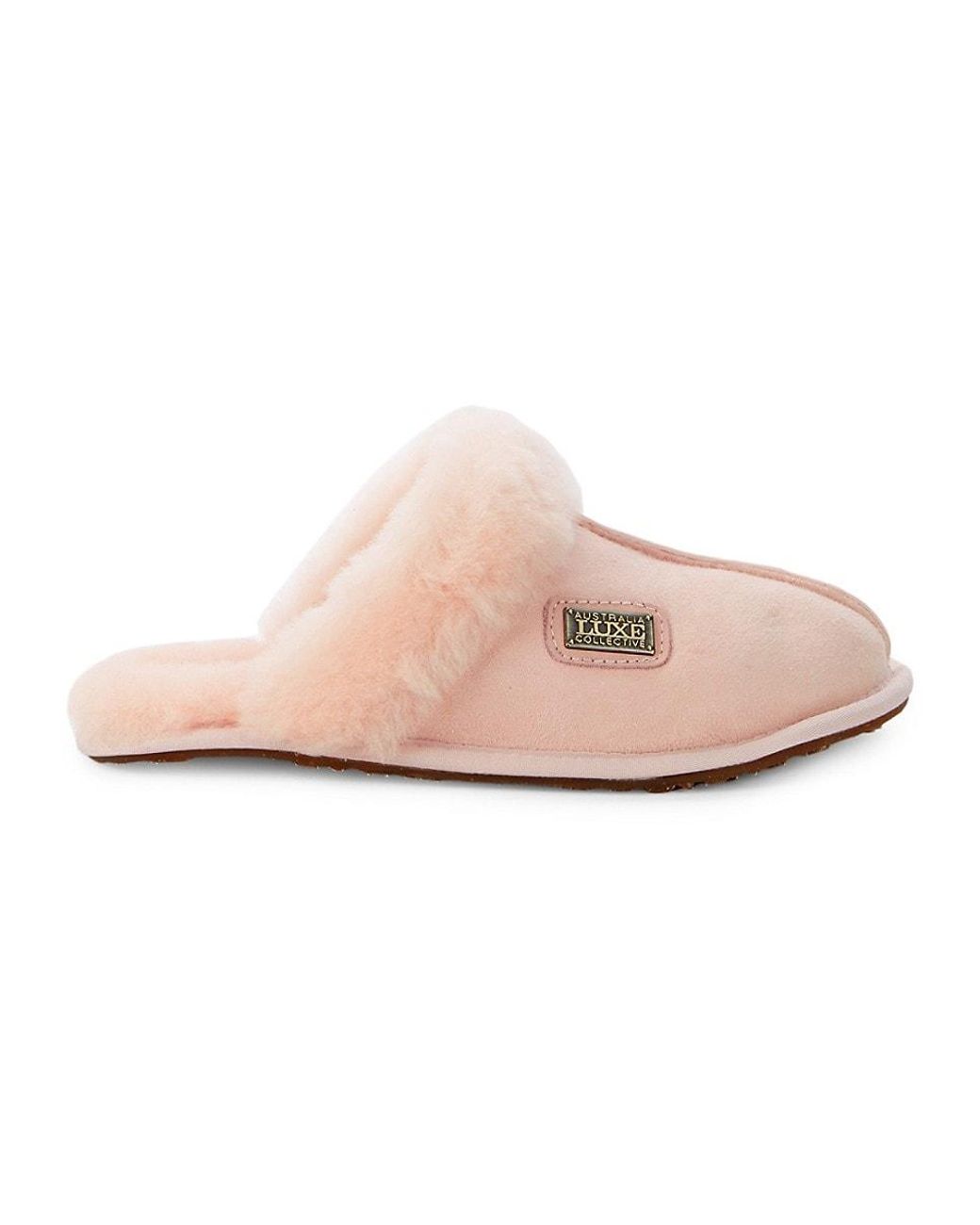 Australia Luxe Sheepskin Mule Slippers in Pink Lyst