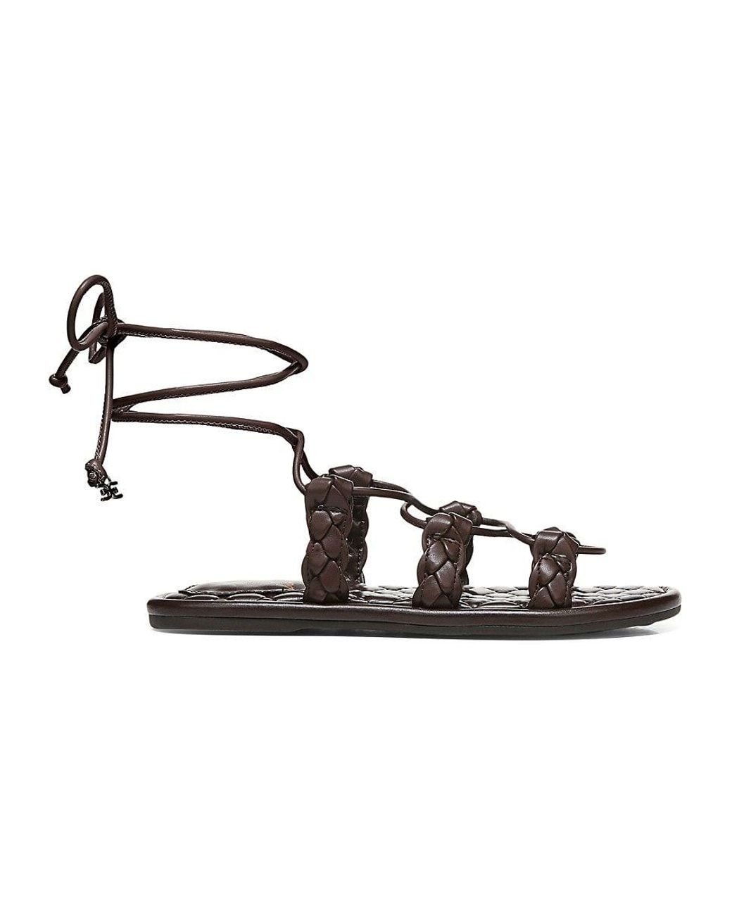 Sam Edelman Zariah Strappy Gladiator Sandals in Metallic | Lyst