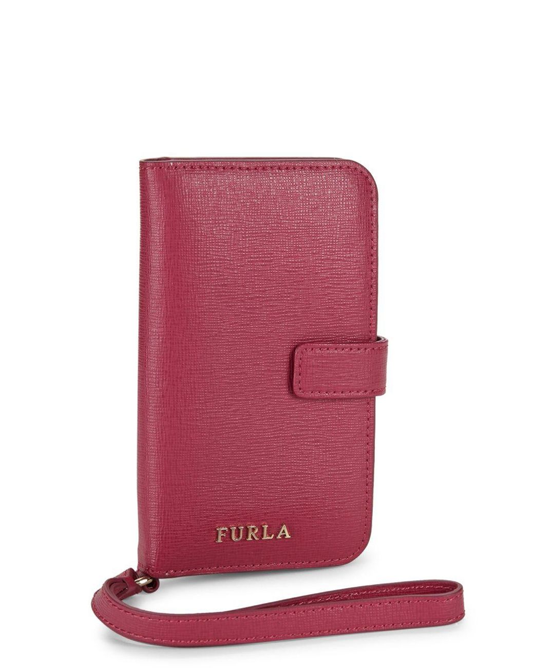 Furla Fold-over Leather Iphone Case | Lyst
