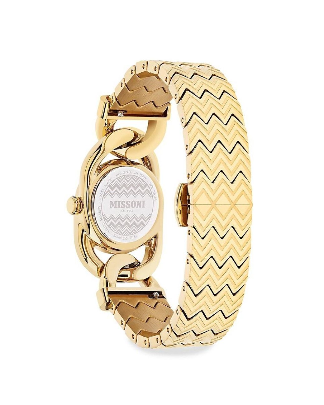 Missoni Gioiello 22.8mm Ip Yellow Goldtone Stainless Steel