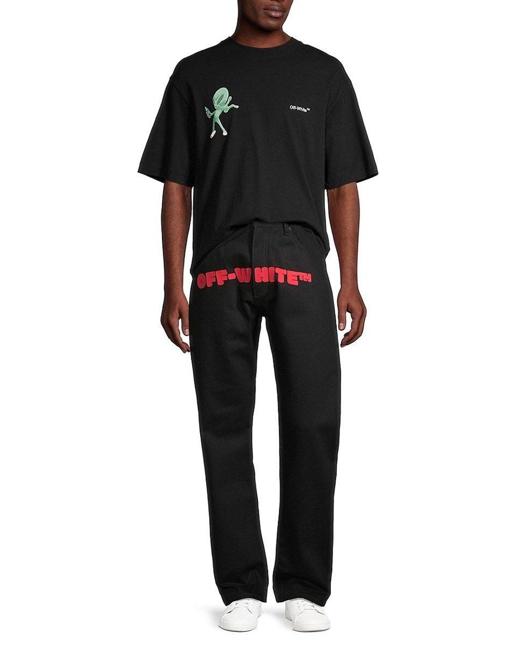 【関税無】Off-White /Virgil Abloh Skate Short Sleeve T-Shirt Off White | Virgil Abloh Skate Short Sleeve T-Shirt