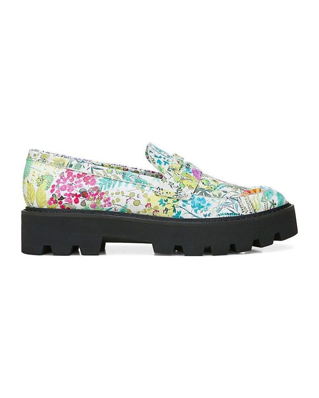 franco sarto white loafers