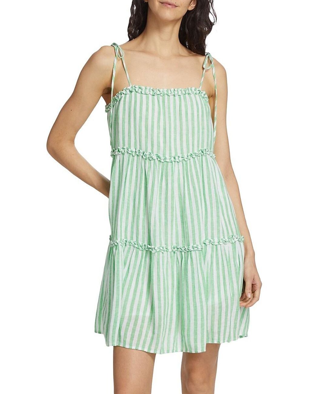 Rails striped dress sale