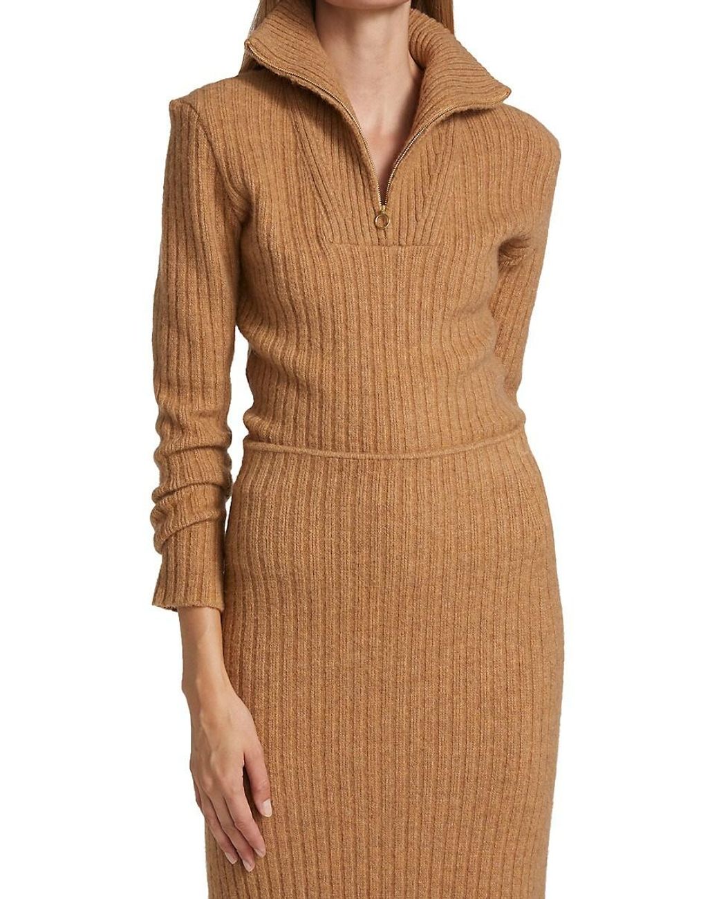 Nanushka Cashmere Kira Rib-knit Quarter 