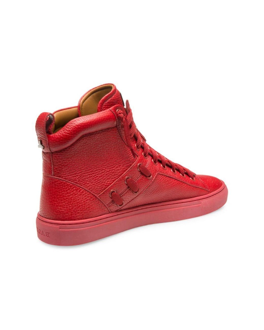 Bally red high top sneakers sales
