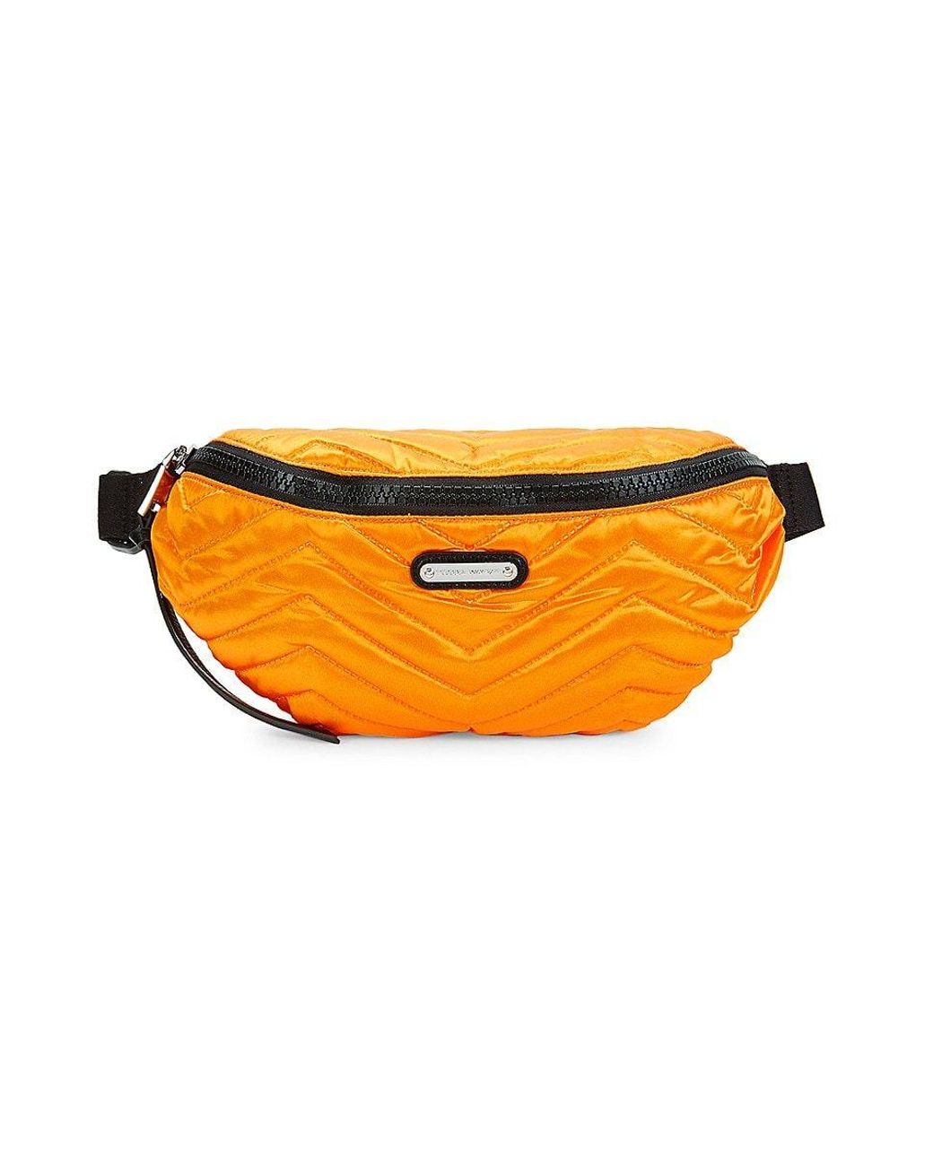 Rebecca Minkoff Cree Quilted Belt Bag in Orange Lyst