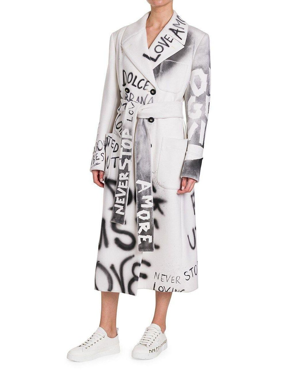 名作 パリコレモデル DOLCE&GABBANA W-ZIP P COAT 48 ドルチェ＆ガッバーナ（DOLCE & GABBANA）」2025春夏