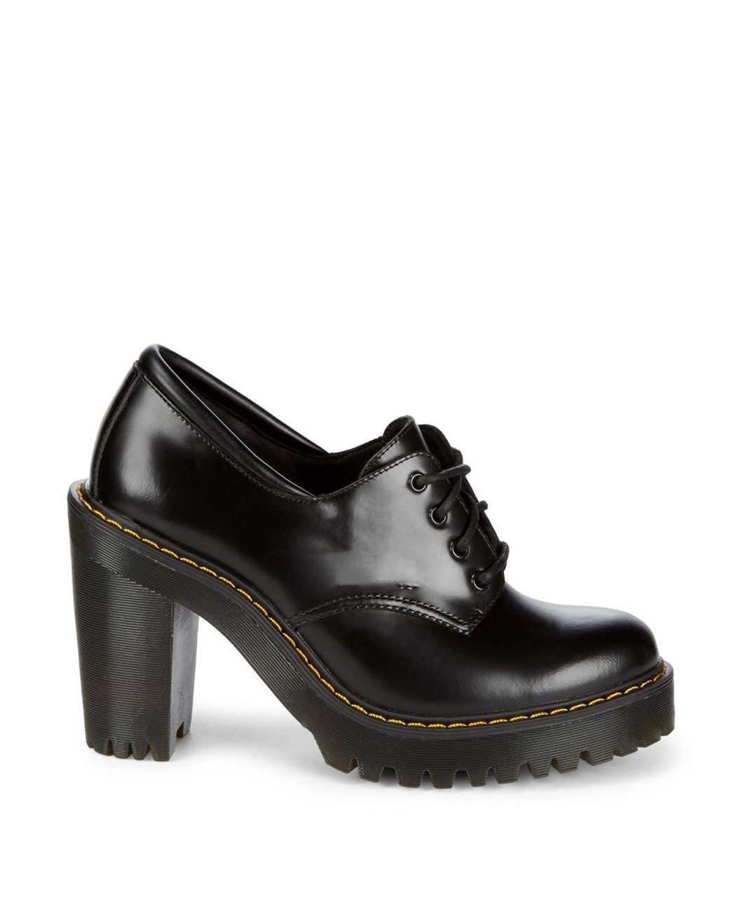 Dr. Martens Salome Lace-up Heels in Black | Lyst