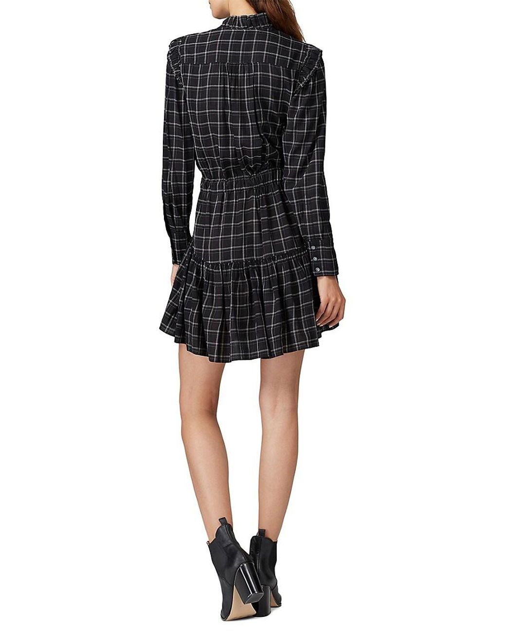 Mini plaid cheap dress