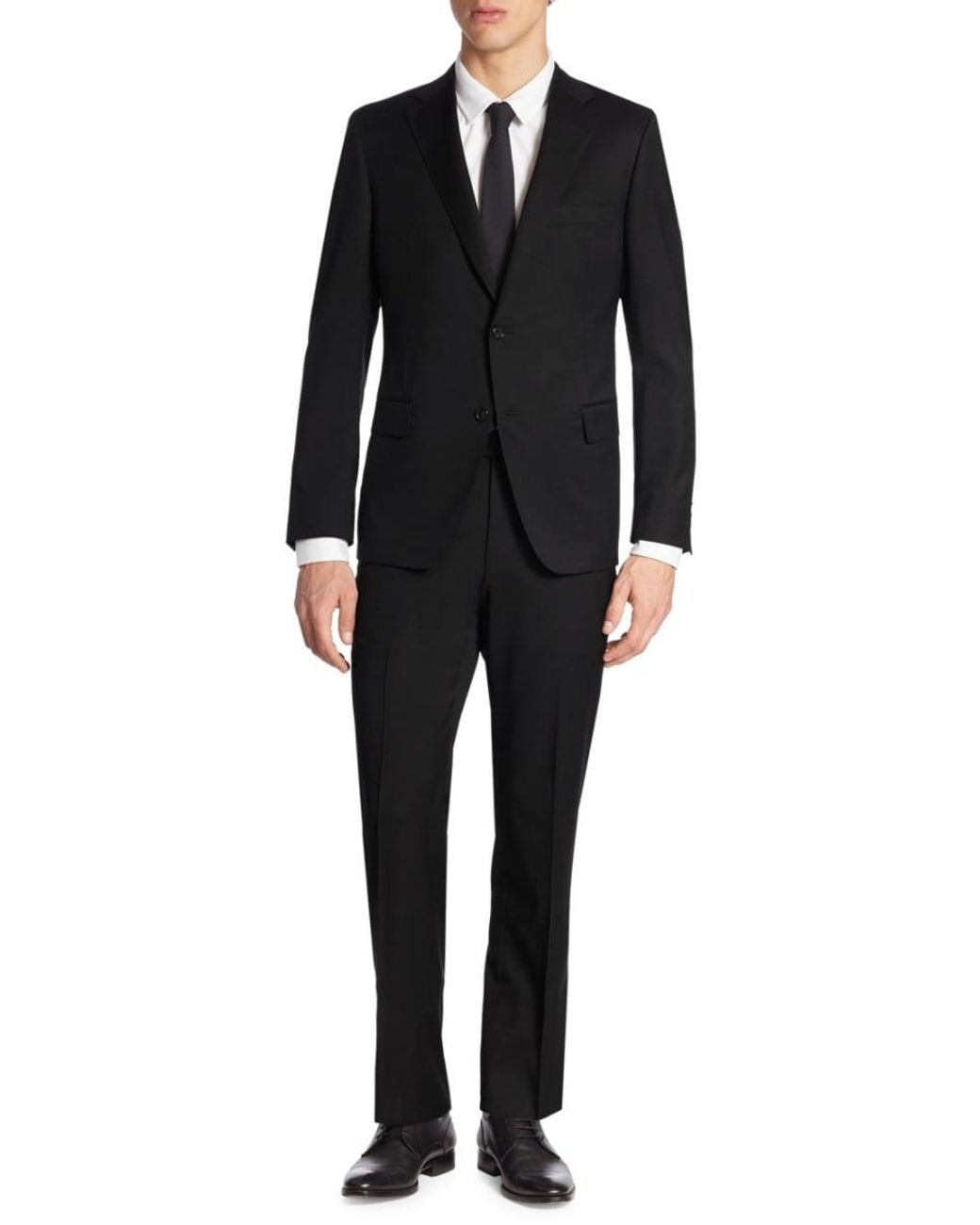 Saks Fifth Avenue Men's Collection By Samuelsohn Modern-fit Wool Suit ...