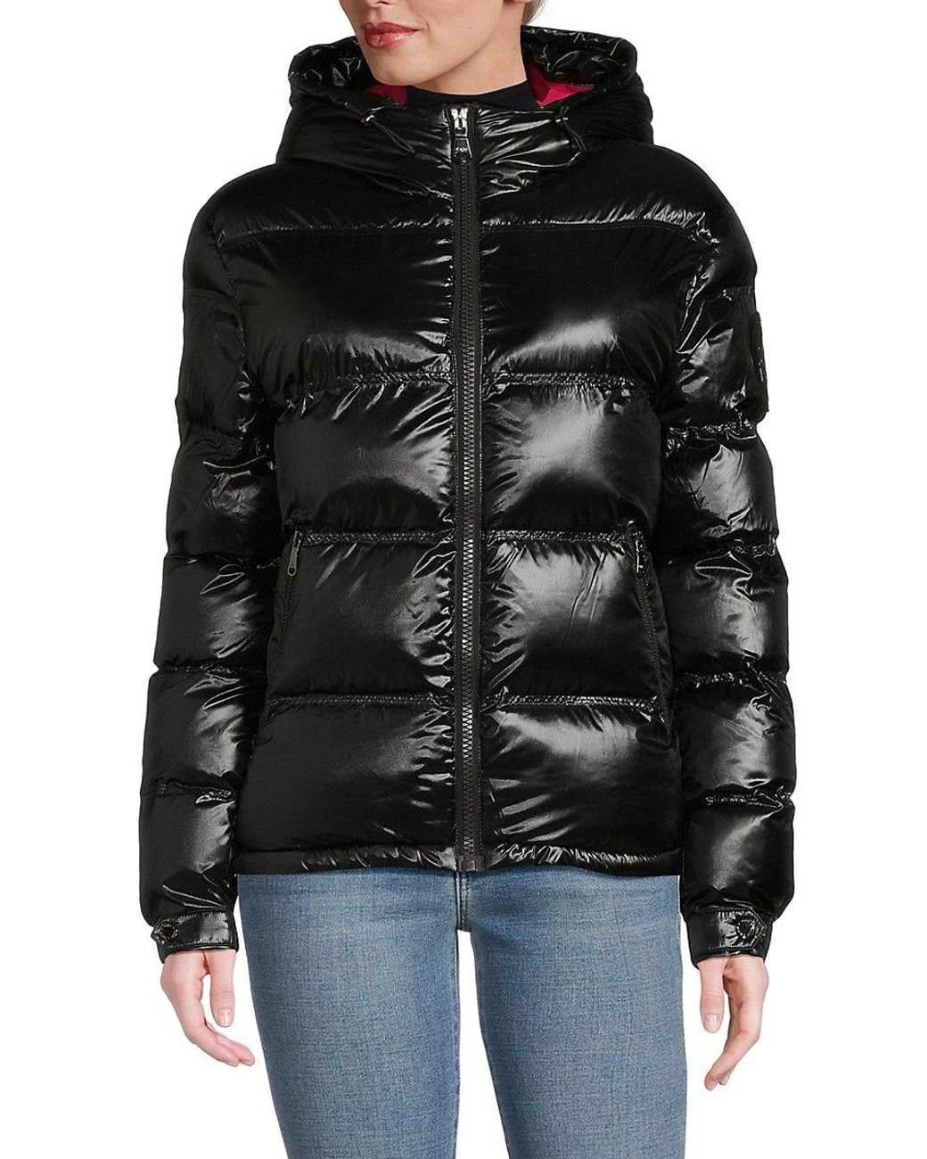 Pajar Boxy Puffer Jacket in Black | Lyst