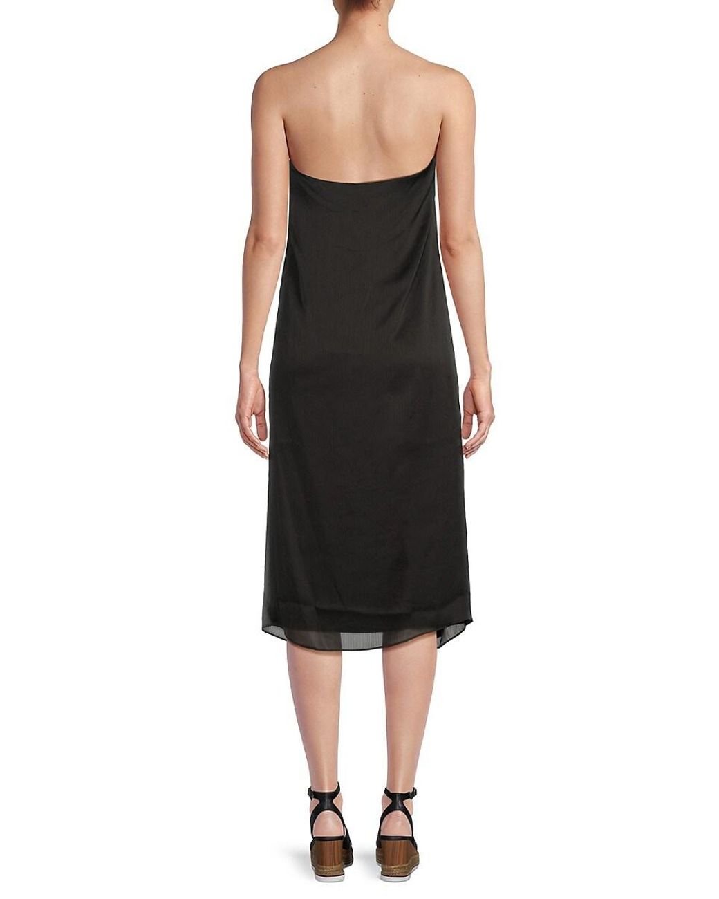 BCBGMAXAZRIA Halter Midaxi Dress in Black | Lyst