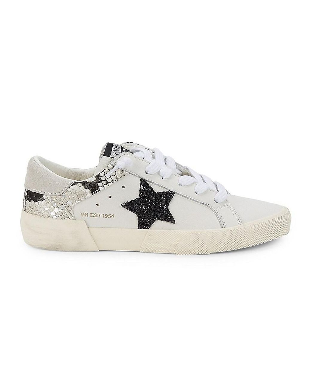 Vintage Havana peggy Star Sequin Leather Sneakers | Lyst