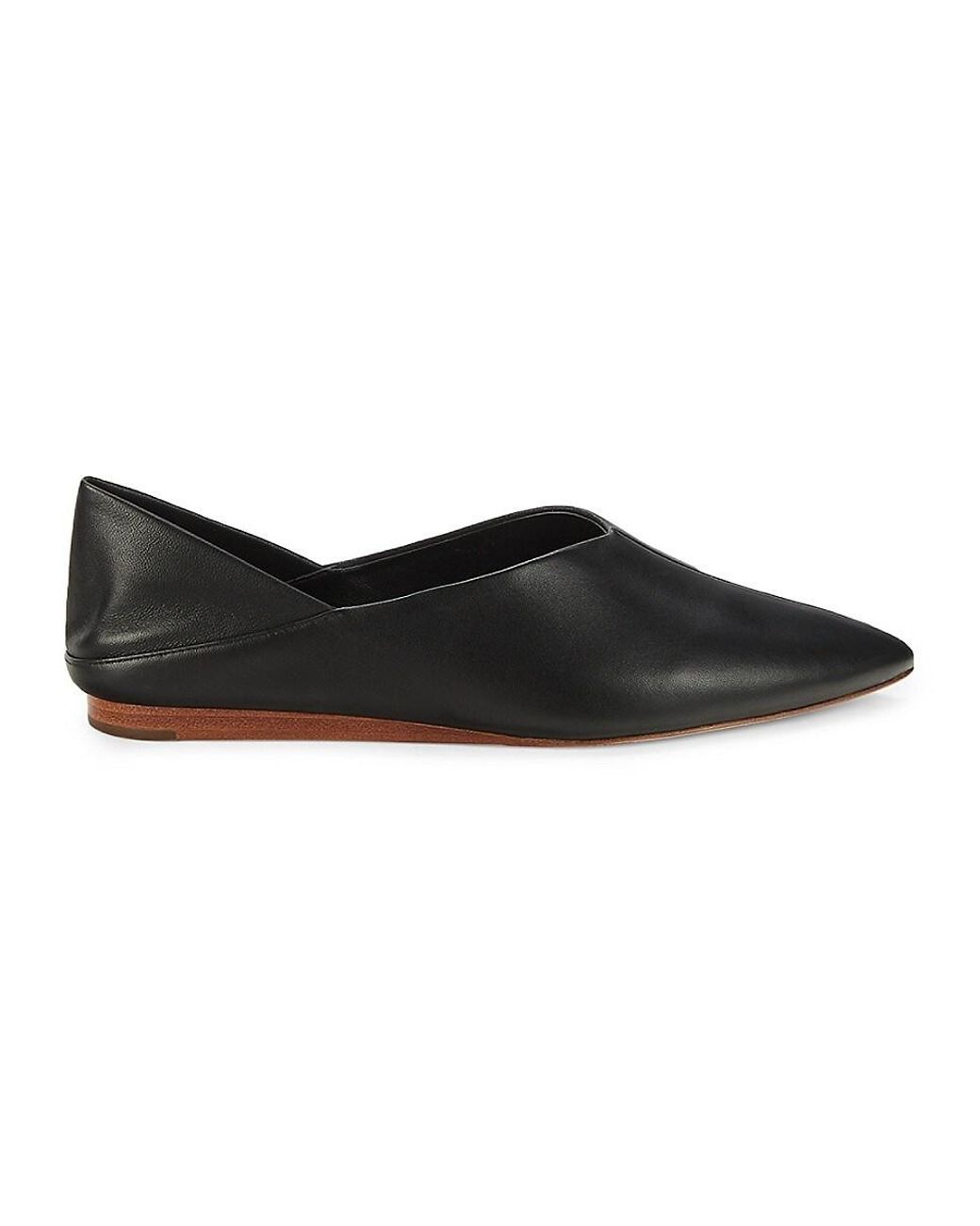 Vince Cullen Leather Flats in Black Lyst