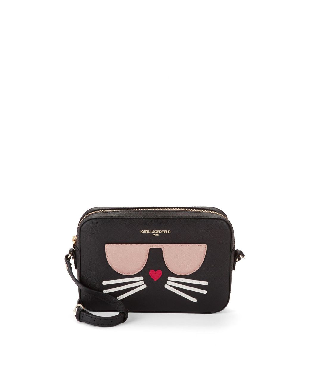 Karl Lagerfeld Synthetic Maybelle Cat Shoulder Bag in Black - Lyst