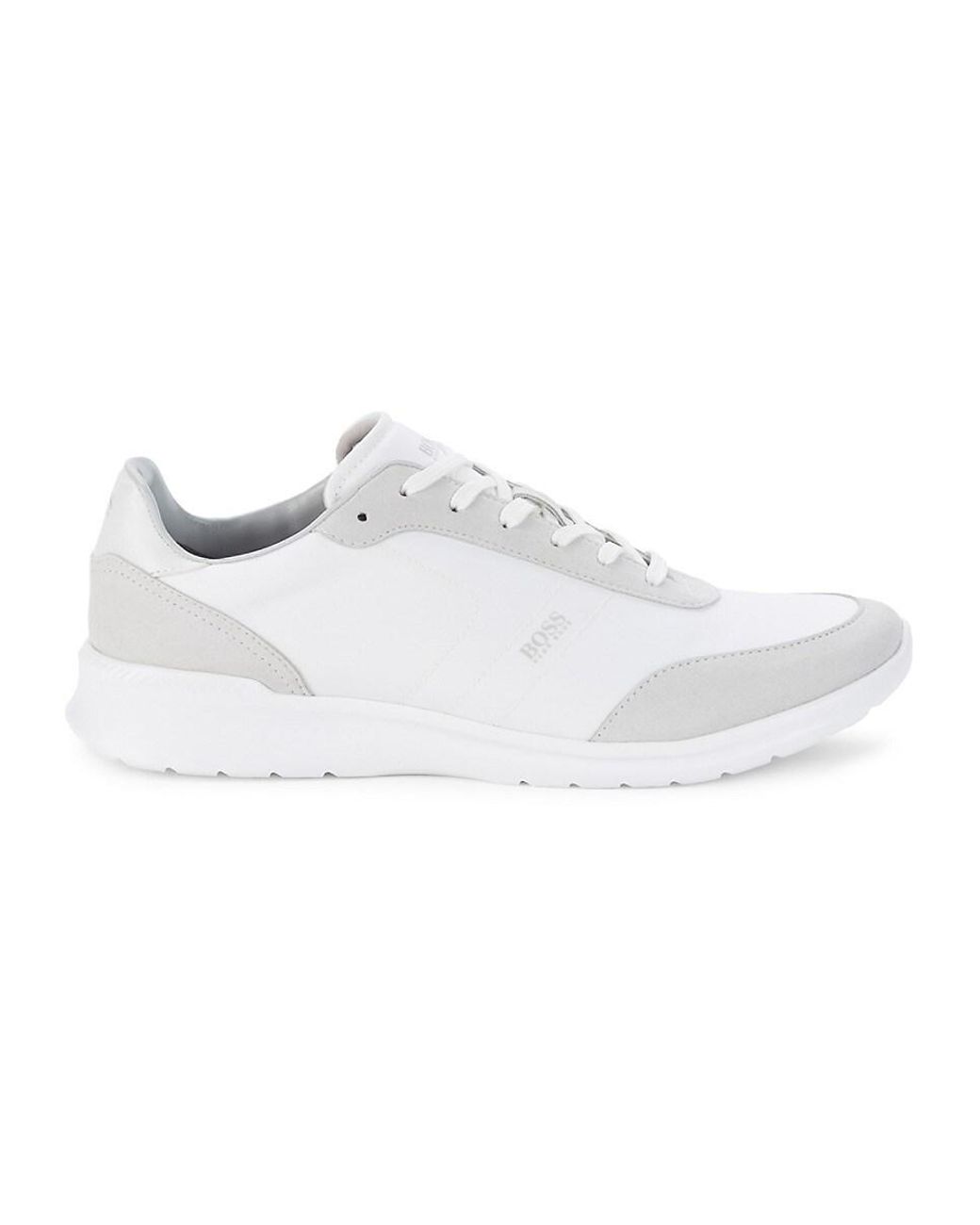 BOSS by HUGO BOSS Extreme Colorblock Running Shoes in White for Men | Lyst