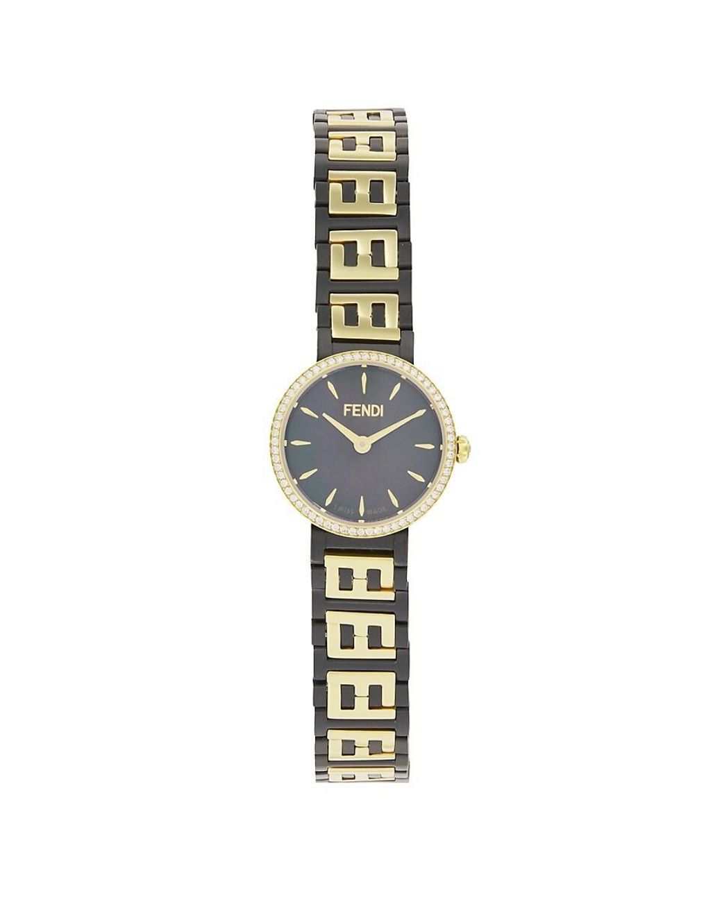 【FENDI】Forever ダイヤモンド ウォッチ タイガーアイ 19mm FENDI】Forever ダイヤモンド ウォッチ タイガーアイ 19mm