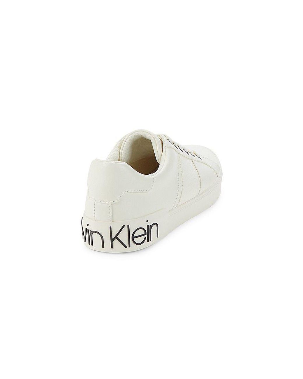 Calvin Klein Rover Low Top Logo Sneakers in White for Men | Lyst