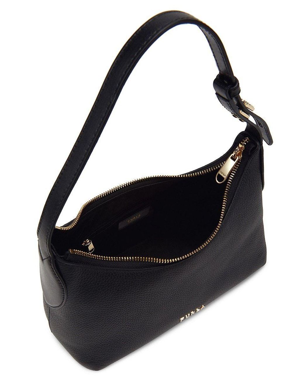 Furla Danae Hobo Bag in Black | Lyst
