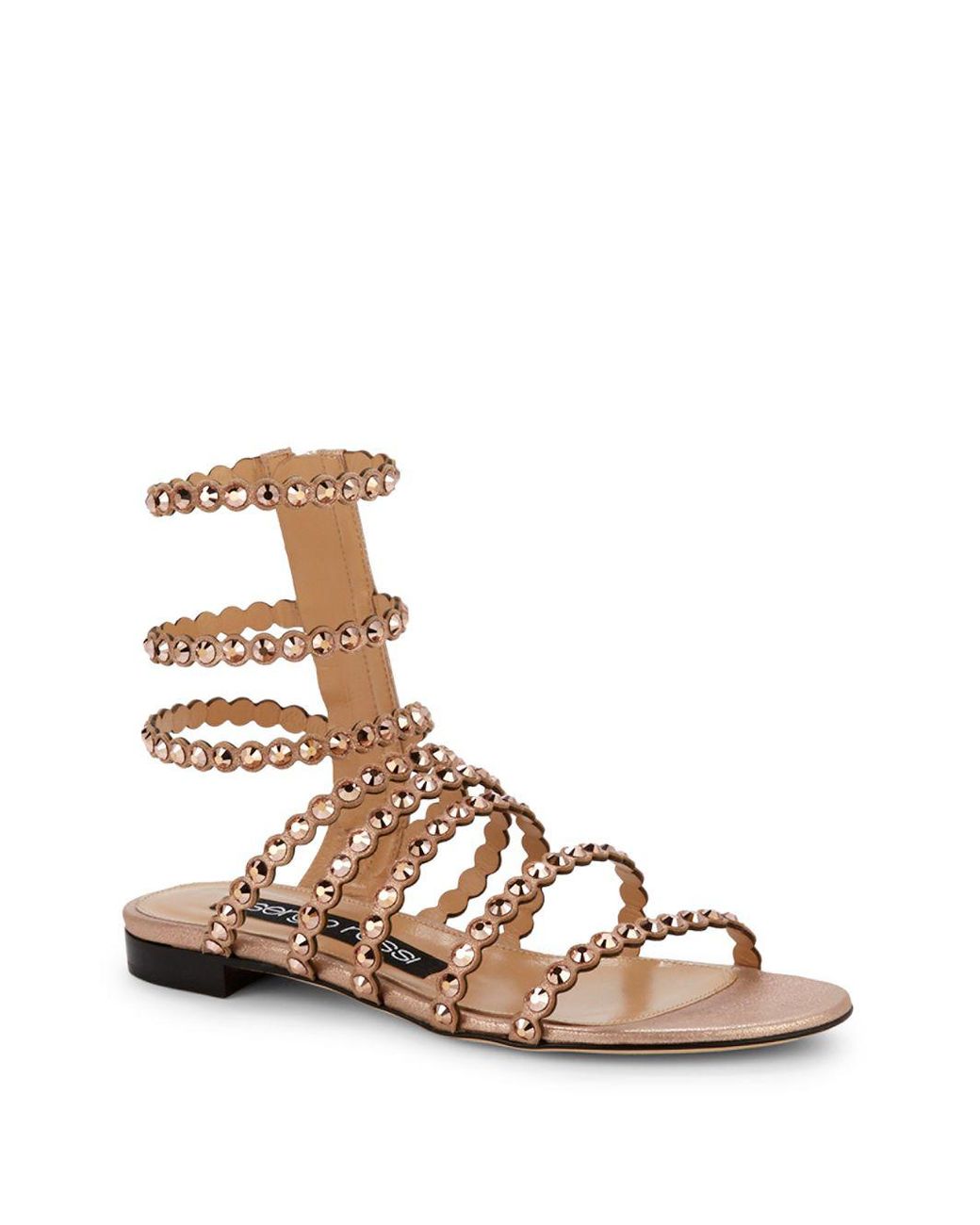 Sergio Rossi Kimberly Suede & Jewel Gladiator Sandals - Save 10% - Lyst