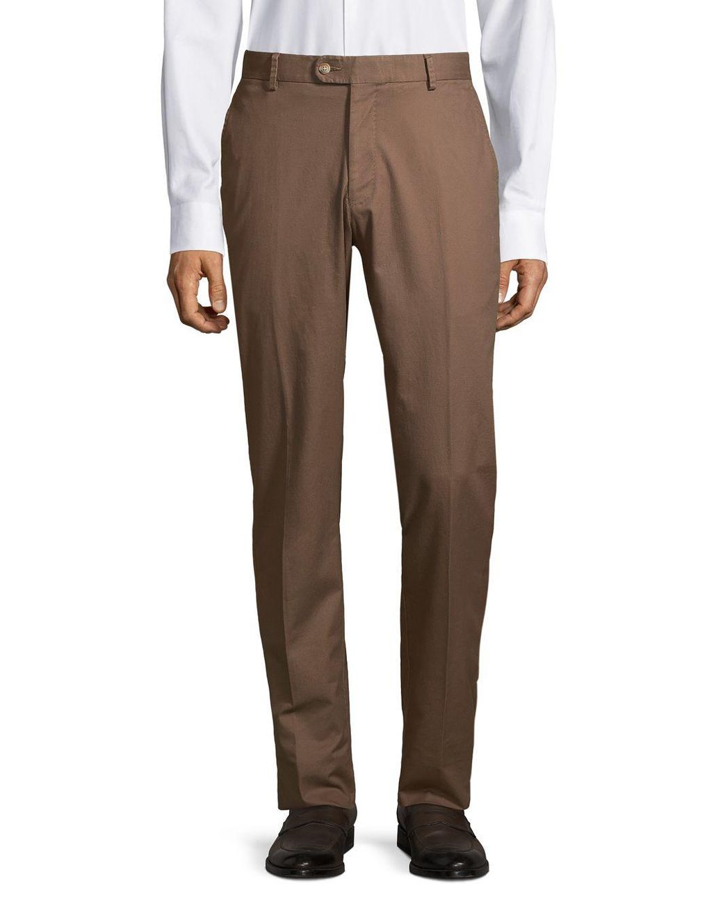 Peter Millar Classic Dress Pants in Brown for Men - Lyst