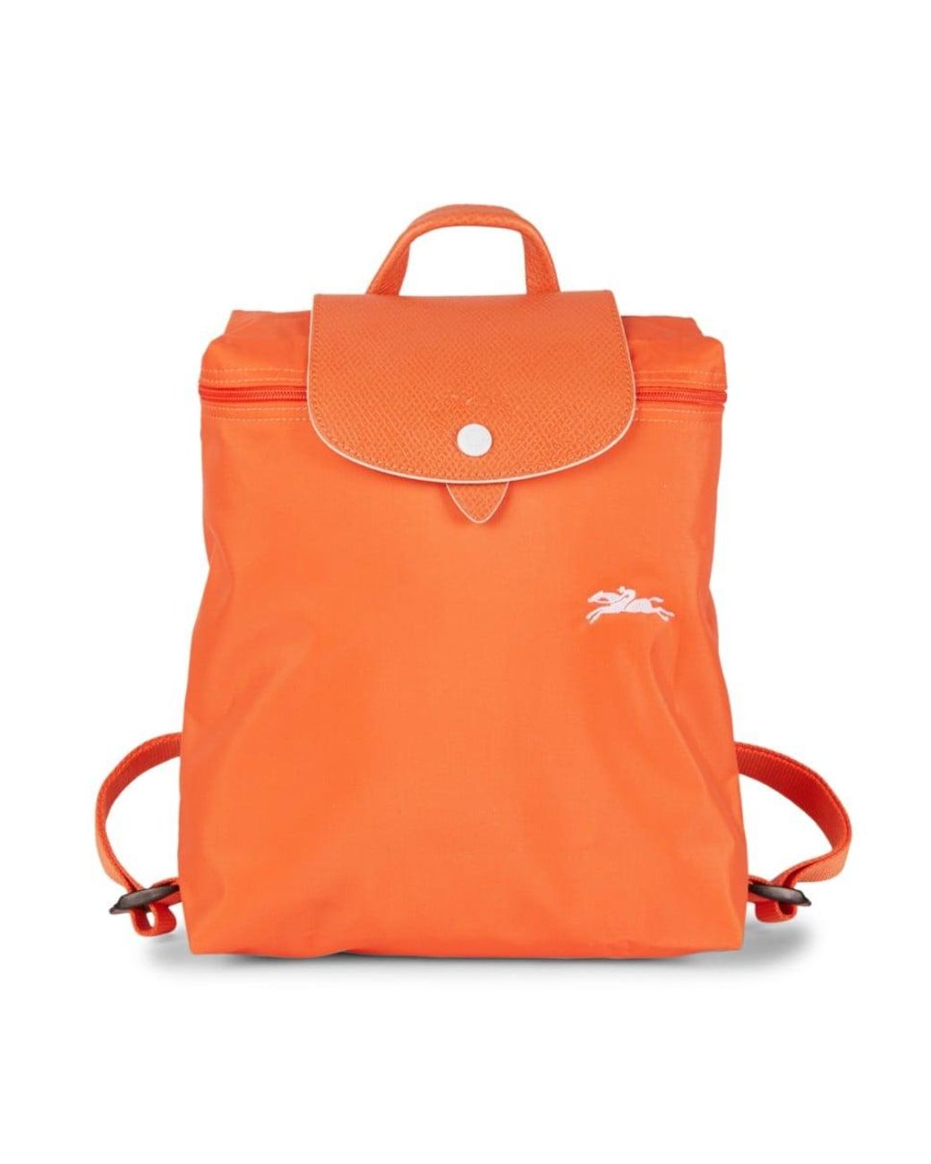 Longchamp Women's Le Pliage Club Nylon Foldable Backpack - Orange | Lyst