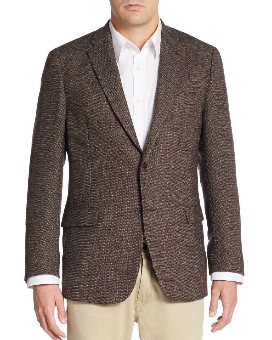 Erfaren person Utallige Moderat Tommy Hilfiger Regular-fit Hopsack Wool Sportcoat in Brown for Men | Lyst