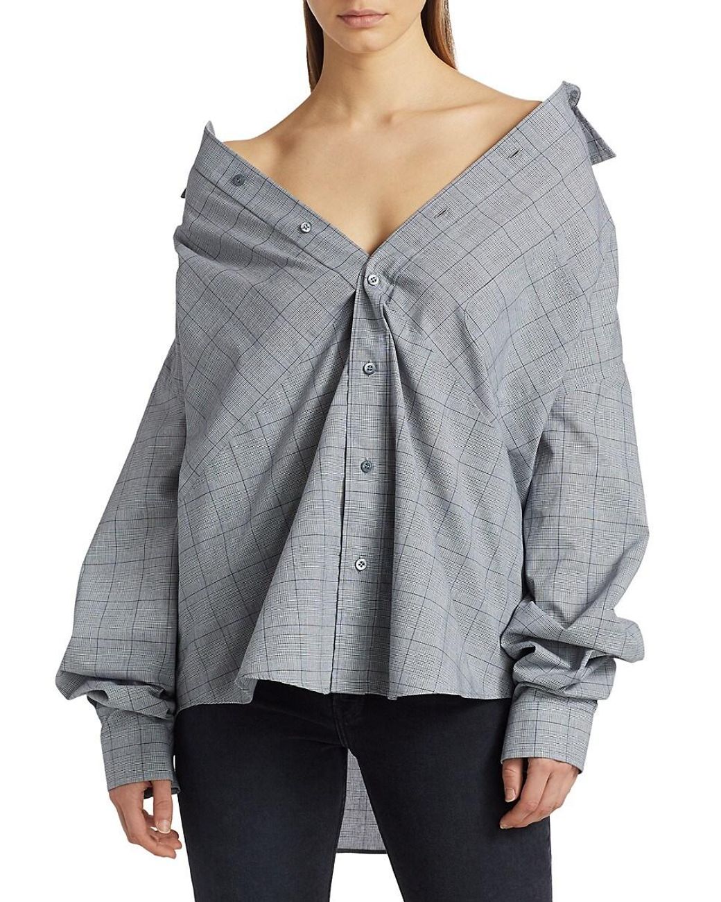 balenciaga swing masculine shirt